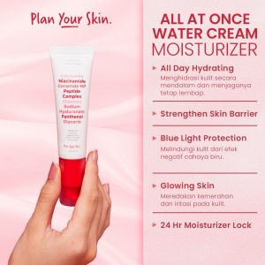Plan Your Skin Bundling Skincare 3in1 [New All Day Plan] - Paket Anti-Aging & Mencerahkan | Water Moisturizer Ceramide, Serum HPR Retinoate, Sunscreen SPF 50 PA++++ - Image 12