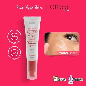 Plan Your Skin All At Once Water Cream Moisturizer (30ml) - Approved by BPOM - Image 4