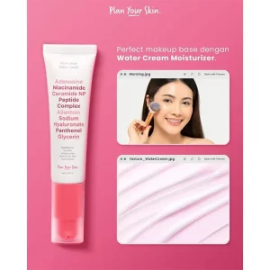 Plan Your Skin All At Once Water Cream Moisturizer (30ml) - Approved by BPOM - Image 5