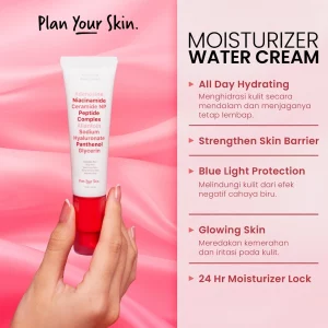[Bundling Daily Hustler Plan] Plan Your Skin SPF 50+ PA++++ Niacinamide Hybrid UV Protector + Plan Your Skin All At Once Water Cream Moisturizer (30ml) - Image 5