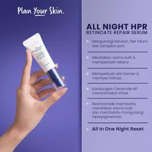 Plan Your Skin All Night HPR Retinoate Repair Serum - Approve by BPOM - Image 3