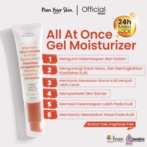 [Bundling Daily Hustler Plan] Plan Your Skin SPF 50+ PA++++ Niacinamide Hybrid UV Protector + All at Once Gel Moisturizer (30ml) - Image 3