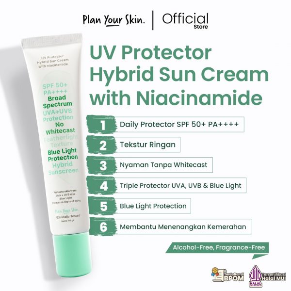 Plan Your Skin SPF 50+ PA++++ Niacinamide Hybrid UV Protector